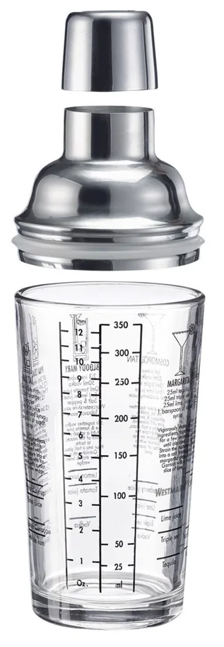 Cocktail Shaker Sam, Glas, 400ml