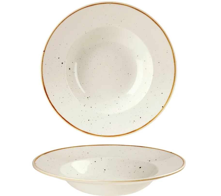 Stonecast Barley White Teller tief Fahne 24cm