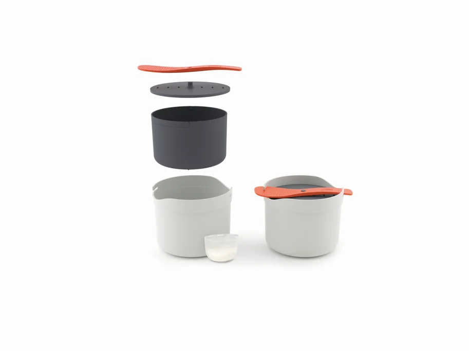 M-Cuisine Reiskocher H22cm D14cm grau orange