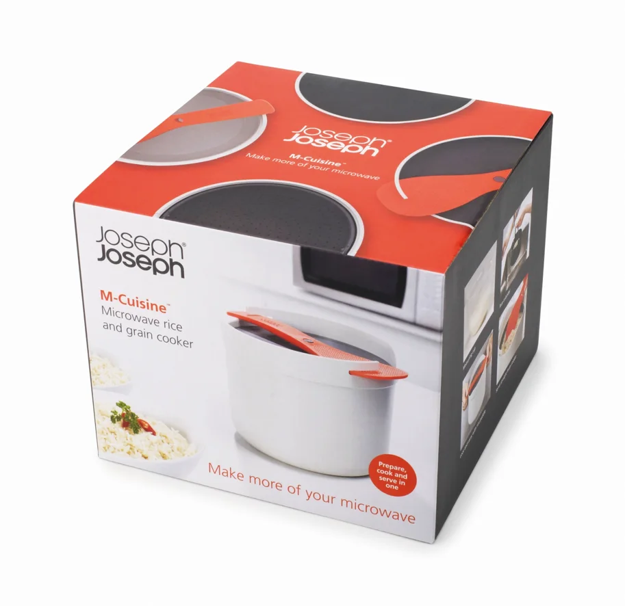 M-Cuisine Reiskocher H22cm D14cm grau orange