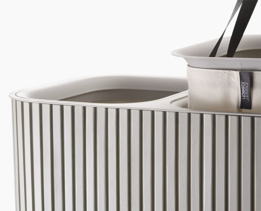 Tota Twin Luxe Wäschekorb 90l ecru
