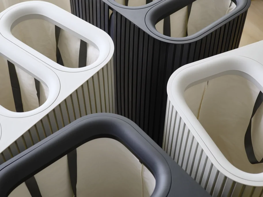 Tota Twin Luxe Wäschekorb 90l ecru