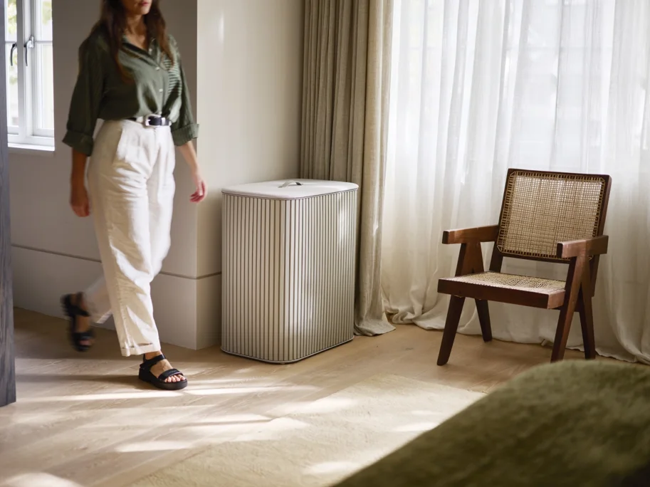 Tota Twin Luxe Wäschekorb 90l ecru