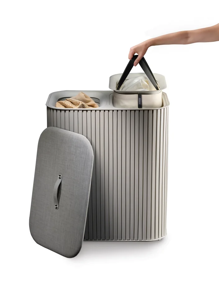 Tota Twin Luxe Wäschekorb 90l ecru
