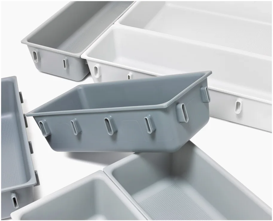 Blox Schubladenorganizer 10tlg aus recycl. Kunststoff
