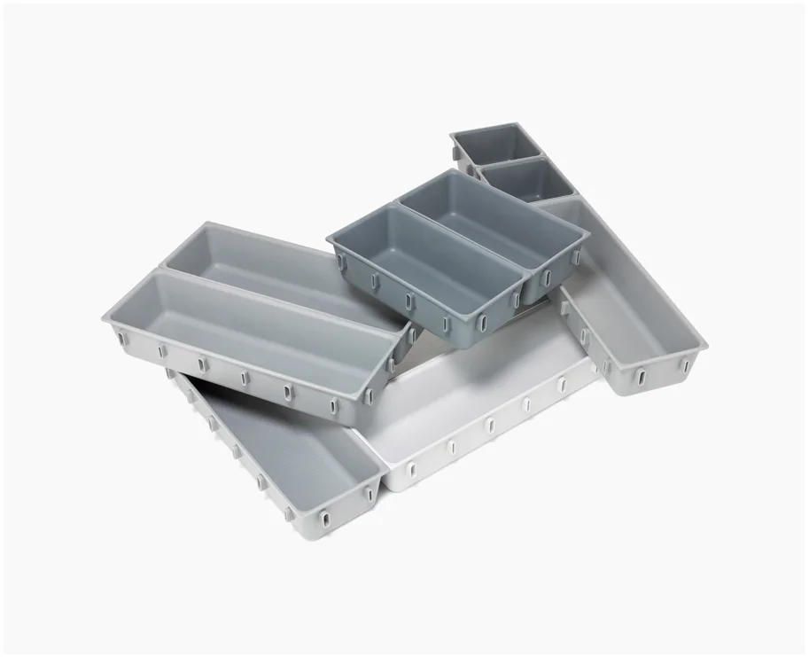 Blox Schubladenorganizer 10tlg aus recycl. Kunststoff