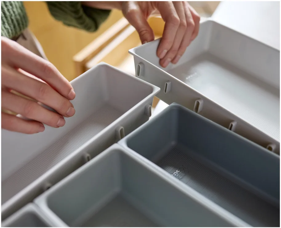 Blox Schubladenorganizer 10tlg aus recycl. Kunststoff