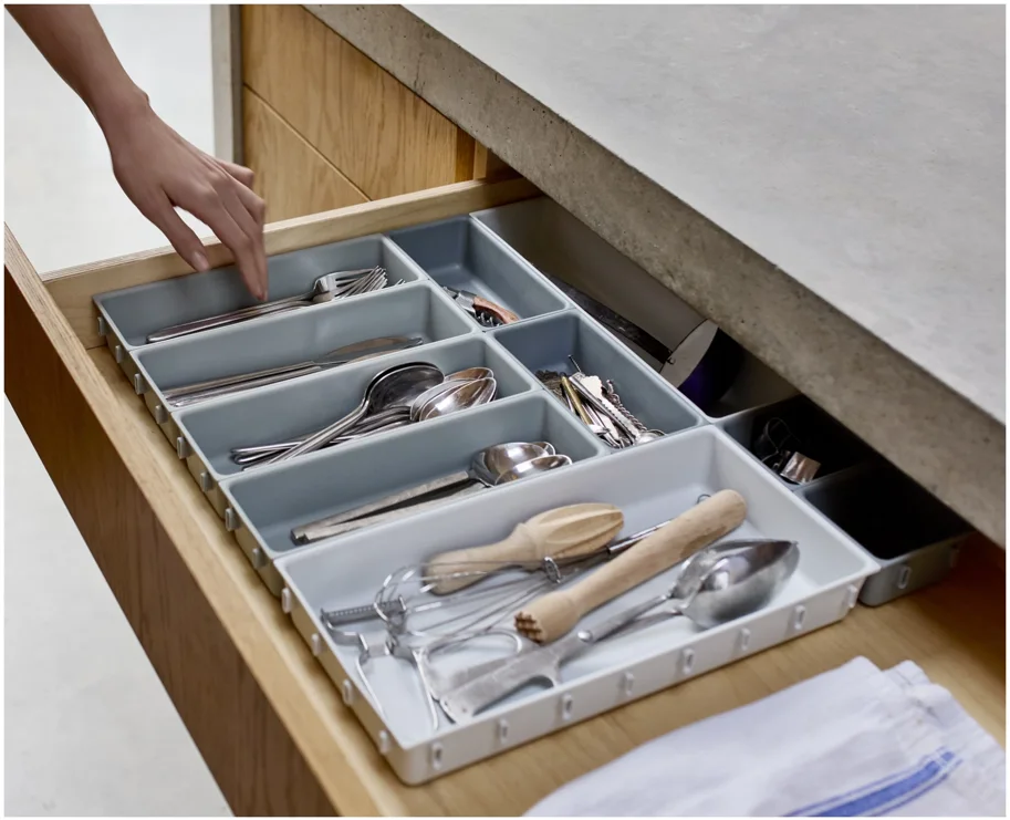 Blox Schubladenorganizer 10tlg aus recycl. Kunststoff