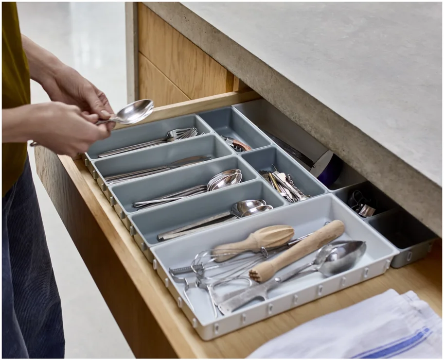 Blox Schubladenorganizer 10tlg aus recycl. Kunststoff