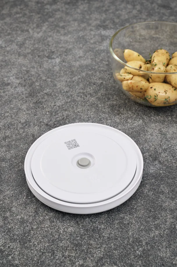 Fresh & Save Bowls Vakuumdeckel 18cm M, ABS, Weiss