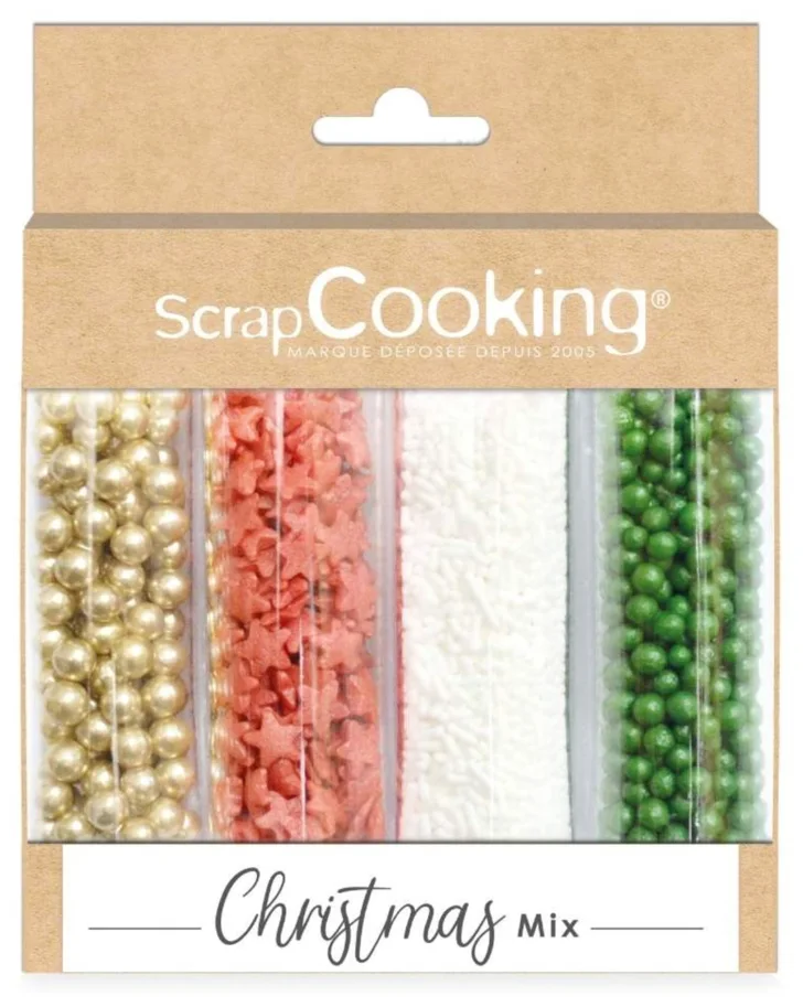 4er Set Zuckerstreusel Mix Weihnachten 64g