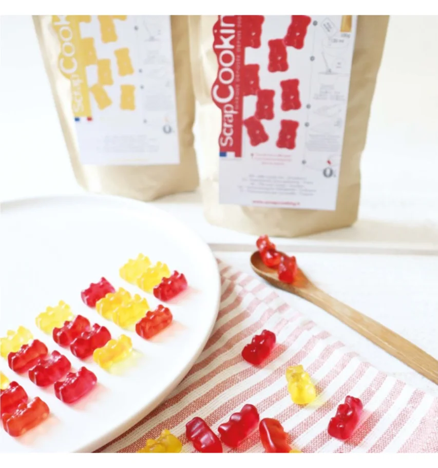 Fertigmischung Gummibären Erdbeergeschmack 100g